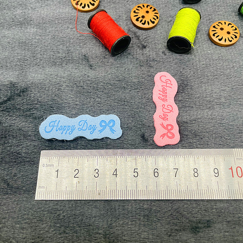 40 vnt./pak. Dirbtinės odos pu siūti etiketės Drabužių siuvimas gaminių etiketės megztiems nėrimo gaminiams Drabužių mezginiai