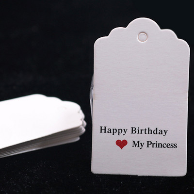 Etikety na narodeninové balenie 100 ks hnedých kraftových/bielych papierových visačiek s poďakovaním, DIY etiketa s mušľou, svadobná darčeková ozdobná visačka 3*5cm