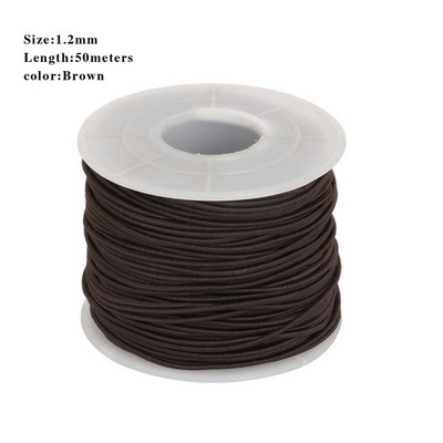 Diametrs 0,8/1,2/1,5 mm apaļa, elastīga aukla, izstiepta vītne/stīga/virve DIY rotaslietu izgatavošanai, kaklarotas rokassprādzes materiālu piegāde