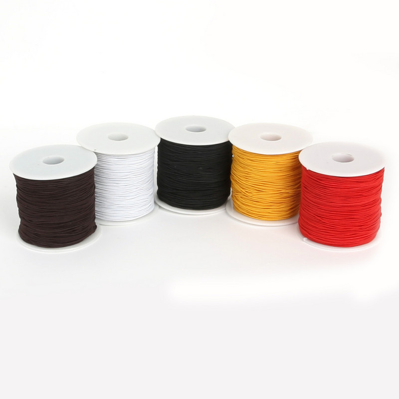 Diametrs 0,8/1,2/1,5 mm apaļa, elastīga aukla, izstiepta vītne/stīga/virve DIY rotaslietu izgatavošanai, kaklarotas rokassprādzes materiālu piegāde