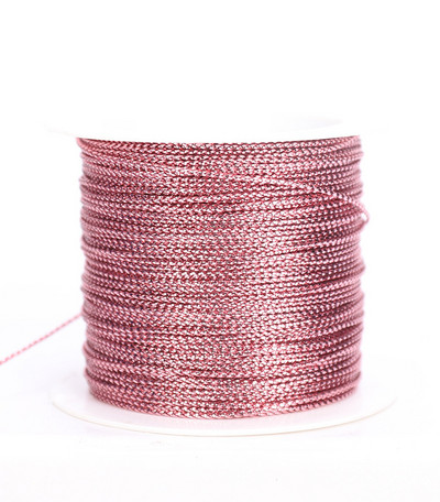 Šareno uže od 20 metara, 1 mm, zlatno/srebrno/crveno uže, navoj užeta, užeta, remena, vrpce, užeta, narukvica, izrada božićnog poklona