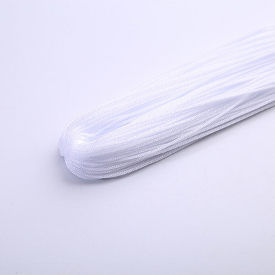 Raznobojni tanki svileni satenski najlonski konop, pleteni kabel, šuplja poliesterska pređa za izradu narukvica s kineskim čvorom