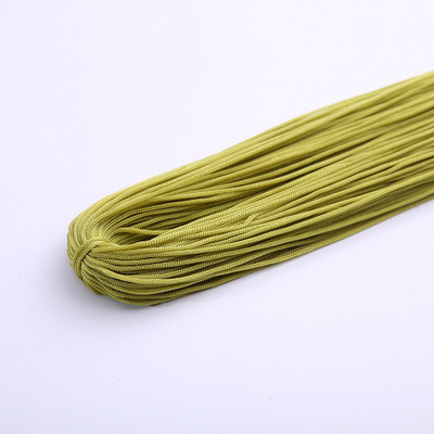 Raznobojni tanki svileni satenski najlonski konop, pleteni kabel, šuplja poliesterska pređa za izradu narukvica s kineskim čvorom