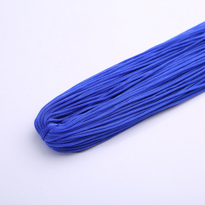 Raznobojni tanki svileni satenski najlonski konop, pleteni kabel, šuplja poliesterska pređa za izradu narukvica s kineskim čvorom