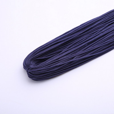 Raznobojni tanki svileni satenski najlonski konop, pleteni kabel, šuplja poliesterska pređa za izradu narukvica s kineskim čvorom