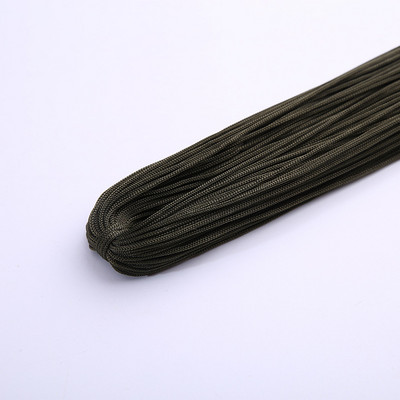 Raznobojni tanki svileni satenski najlonski konop, pleteni kabel, šuplja poliesterska pređa za izradu narukvica s kineskim čvorom