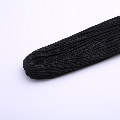 Raznobojni tanki svileni satenski najlonski konop, pleteni kabel, šuplja poliesterska pređa za izradu narukvica s kineskim čvorom