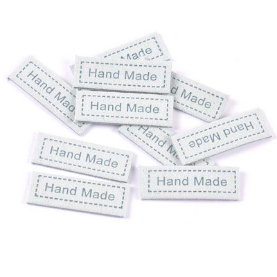 20 ks ručne vyrobených vzorovaných štítkov na oblečenie z vláknitých vlákien, reliéfnych štítkov, DIY vlajkových štítkov na odevy, šijacie príslušenstvo 12x35mm cp3034