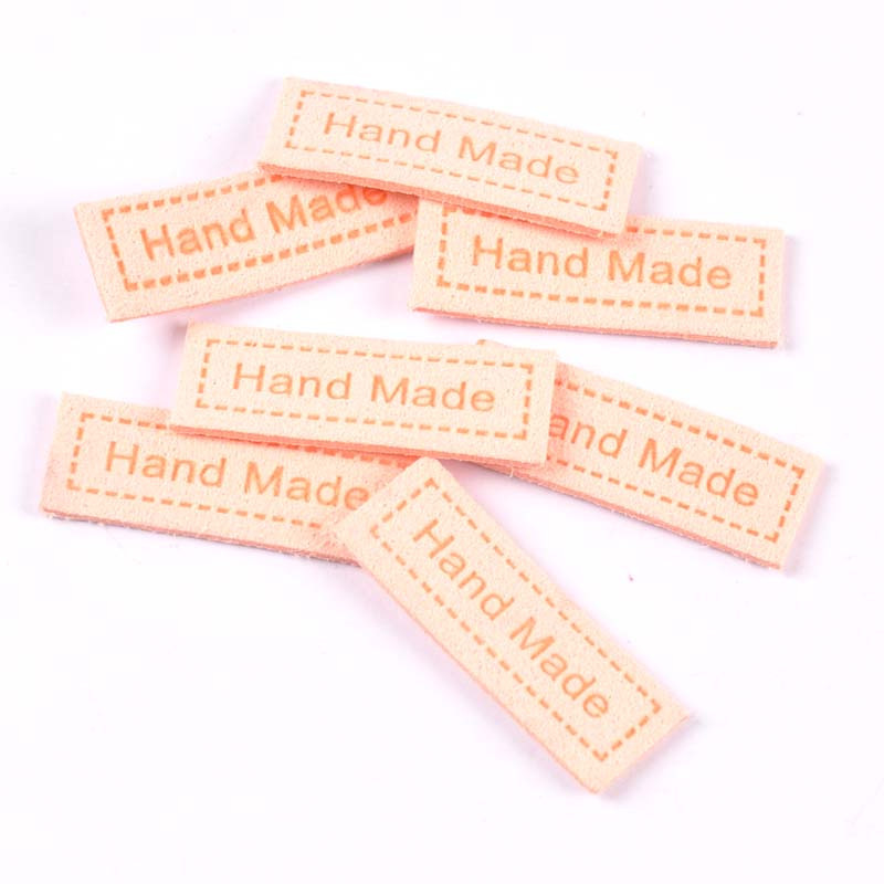 20 ks ručne vyrobených vzorovaných štítkov na oblečenie z vláknitých vlákien, reliéfnych štítkov, DIY vlajkových štítkov na odevy, šijacie príslušenstvo 12x35mm cp3034