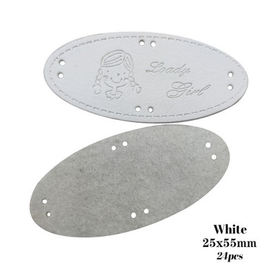 Etichete ovale din piele lucrate manual pentru fete minunate, pentru copii, pălărie, etichete din PU realizate manual pentru rochie de fată, rucsac, etichetă manuală pentru îmbrăcăminte