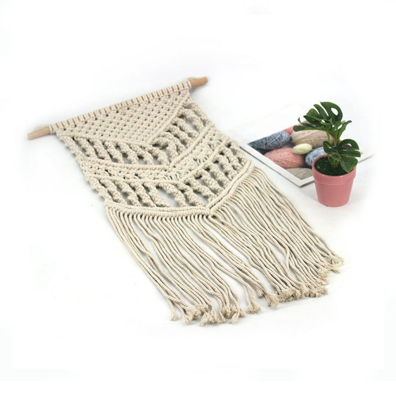 Patvarios 200 m baltos medvilnės virvelės Natūralios smėlio spalvos susuktos virvelės Craft Macrame String DIY rankų darbo namų dekoravimo reikmenys 2 mm