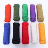 10 metrov/sada 4 mm pevná padáková šnúra na krk, lano Mil Spec, jednovláknové lano, lezenie, kempingové, prežitie, paracord