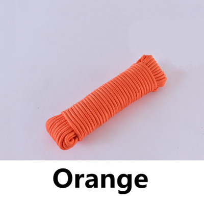 10 metrov/sada 4 mm pevná padáková šnúra na krk, lano Mil Spec, jednovláknové lano, lezenie, kempingové, prežitie, paracord