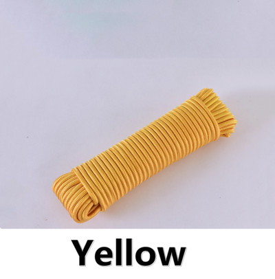 10 metrov/sada 4 mm pevná padáková šnúra na krk, lano Mil Spec, jednovláknové lano, lezenie, kempingové, prežitie, paracord