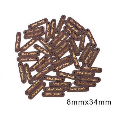 50 komada 2 rupe Geometrijski drveni gumbi sa znakovima prikladni za šivanje i albume DIY šeširi Torbe za odjeću Dodaci za šivanje