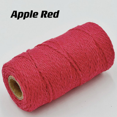 2 mm Macrame pamučni kabel Konop od jute Konop Makrame konop za pakiranje darova Zidni božićni ukrasi za vjenčanje