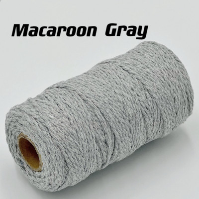 2 mm Macrame pamučni kabel Konop od jute Konop Makrame konop za pakiranje darova Zidni božićni ukrasi za vjenčanje