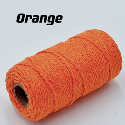 2 mm Macrame pamučni kabel Konop od jute Konop Makrame konop za pakiranje darova Zidni božićni ukrasi za vjenčanje