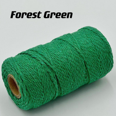 2 mm Macrame pamučni kabel Konop od jute Konop Makrame konop za pakiranje darova Zidni božićni ukrasi za vjenčanje