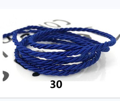 5 meetrit 3 mm värvi Kolmeharuline köis Polüpropüleenist köis Kodukaunistuse tarvikud Käevõru jaoks Rustikaalne kodukaunistus