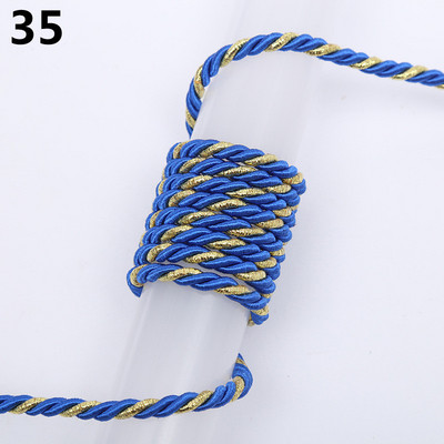 5 meetrit 3 mm värvi Kolmeharuline köis Polüpropüleenist köis Kodukaunistuse tarvikud Käevõru jaoks Rustikaalne kodukaunistus