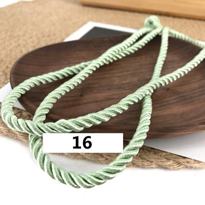 5 meetrit 3 mm värvi Kolmeharuline köis Polüpropüleenist köis Kodukaunistuse tarvikud Käevõru jaoks Rustikaalne kodukaunistus