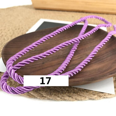 5 meetrit 3 mm värvi Kolmeharuline köis Polüpropüleenist köis Kodukaunistuse tarvikud Käevõru jaoks Rustikaalne kodukaunistus