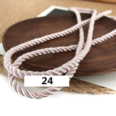 5 meetrit 3 mm värvi Kolmeharuline köis Polüpropüleenist köis Kodukaunistuse tarvikud Käevõru jaoks Rustikaalne kodukaunistus