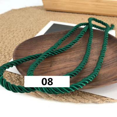 5 meetrit 3 mm värvi Kolmeharuline köis Polüpropüleenist köis Kodukaunistuse tarvikud Käevõru jaoks Rustikaalne kodukaunistus