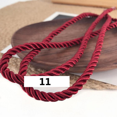 5 meetrit 3 mm värvi Kolmeharuline köis Polüpropüleenist köis Kodukaunistuse tarvikud Käevõru jaoks Rustikaalne kodukaunistus