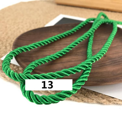 5 meetrit 3 mm värvi Kolmeharuline köis Polüpropüleenist köis Kodukaunistuse tarvikud Käevõru jaoks Rustikaalne kodukaunistus