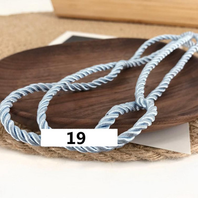 5 meetrit 3 mm värvi Kolmeharuline köis Polüpropüleenist köis Kodukaunistuse tarvikud Käevõru jaoks Rustikaalne kodukaunistus