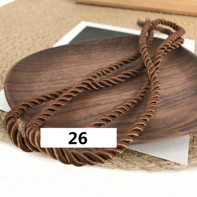 5 meetrit 3 mm värvi Kolmeharuline köis Polüpropüleenist köis Kodukaunistuse tarvikud Käevõru jaoks Rustikaalne kodukaunistus