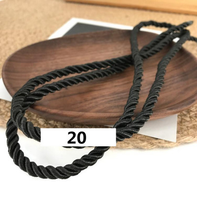 5 meetrit 3 mm värvi Kolmeharuline köis Polüpropüleenist köis Kodukaunistuse tarvikud Käevõru jaoks Rustikaalne kodukaunistus