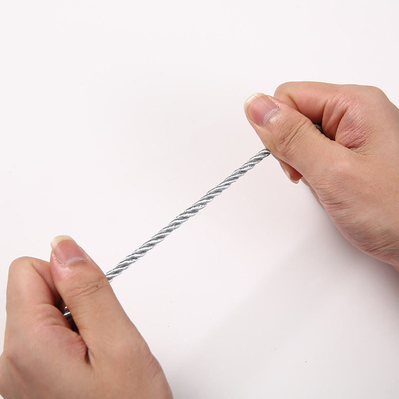 5 meetrit 3 mm värvi Kolmeharuline köis Polüpropüleenist köis Kodukaunistuse tarvikud Käevõru jaoks Rustikaalne kodukaunistus