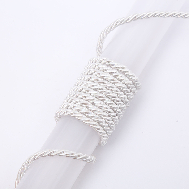 5 meetrit 3 mm värvi Kolmeharuline köis Polüpropüleenist köis Kodukaunistuse tarvikud Käevõru jaoks Rustikaalne kodukaunistus