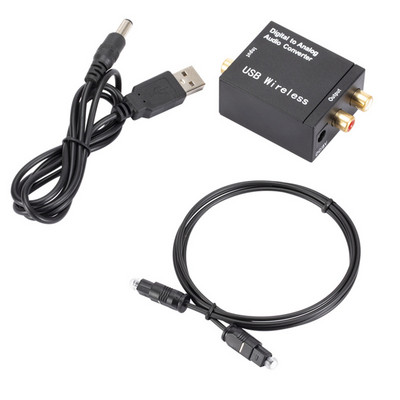 Υποστήριξη ψηφιακού σε αναλογικό μετατροπέα ήχου Bluetooth Οπτικής ίνας Toslink ομοαξονικό σήμα στον αποκωδικοποιητή ήχου RCA R/L SPDIF DAC
