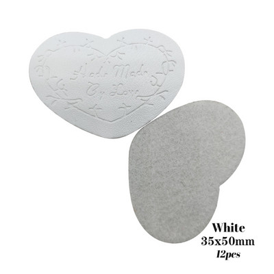 Ručno izrađene od ljubavi sa naljepnicama u obliku srca za prijateljstvo Poklon kožne ručno izrađene naljepnice sa srcem za ljubavnika, torba Ručno izrađena naljepnica za šivanje