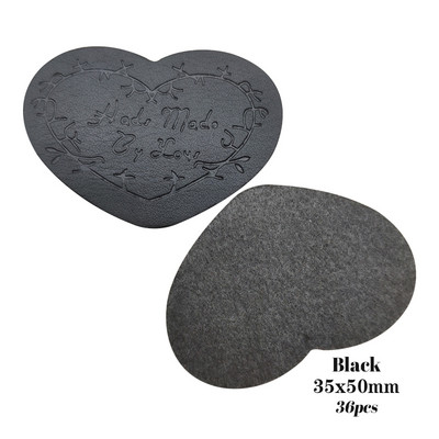 Ručno izrađene od ljubavi sa naljepnicama u obliku srca za prijateljstvo Poklon kožne ručno izrađene naljepnice sa srcem za ljubavnika, torba Ručno izrađena naljepnica za šivanje