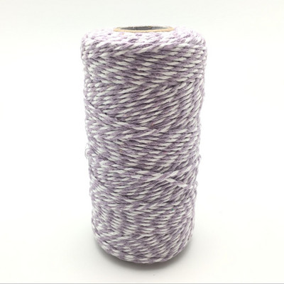 Visokokvalitetni 1 kolut od 100 metara, 2 sloja, pamuk, konopac, konopac, konopac, rustikalni seoski obrt, 16 boja AA7644