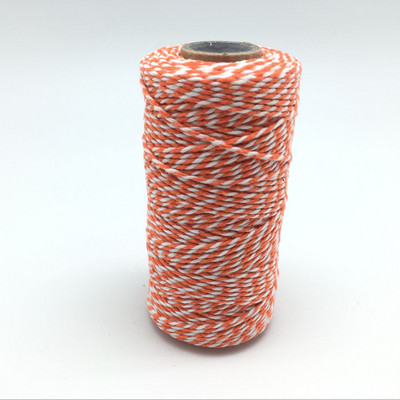 Visokokvalitetni 1 kolut od 100 metara, 2 sloja, pamuk, konopac, konopac, konopac, rustikalni seoski obrt, 16 boja AA7644