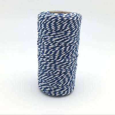 Visokokvalitetni 1 kolut od 100 metara, 2 sloja, pamuk, konopac, konopac, konopac, rustikalni seoski obrt, 16 boja AA7644