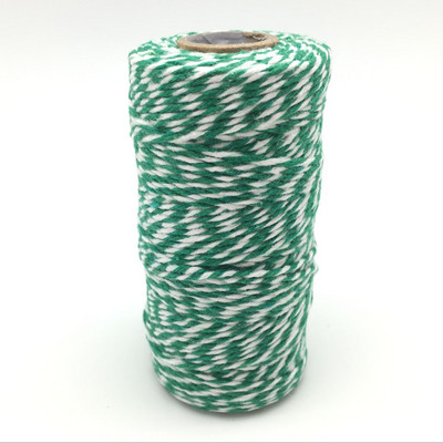 Visokokvalitetni 1 kolut od 100 metara, 2 sloja, pamuk, konopac, konopac, konopac, rustikalni seoski obrt, 16 boja AA7644