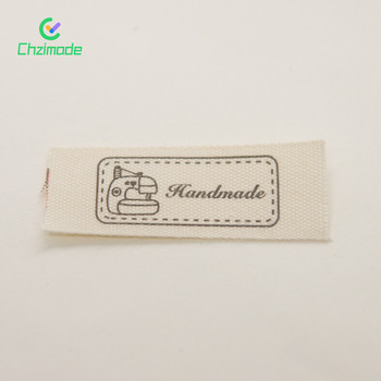 20PCS Миещи се памучни етикети Етикети Кактус Ръчно изработени лепенки за шиене на дрехи Апликация Значка Направи си сам Консумативи за шиене на занаяти