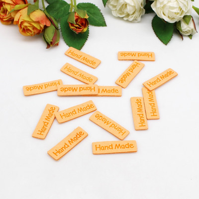 30kom/lot Ručno izrađena naljepnica za odjeću Ručno izrađena naljepnica Vlaknasta kožna naljepnica DIY šeširi Torbe Naljepnica s imenom Dodaci za šivanje 54*15MM