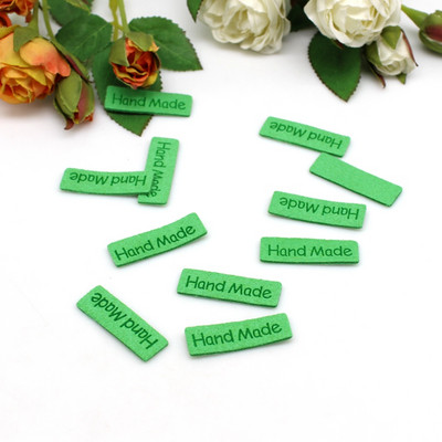 30kom/lot Ručno izrađena naljepnica za odjeću Ručno izrađena naljepnica Vlaknasta kožna naljepnica DIY šeširi Torbe Naljepnica s imenom Dodaci za šivanje 54*15MM