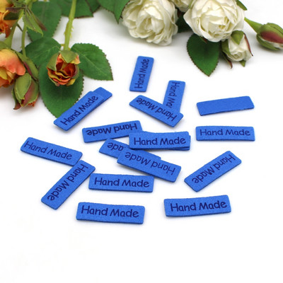 30kom/lot Ručno izrađena naljepnica za odjeću Ručno izrađena naljepnica Vlaknasta kožna naljepnica DIY šeširi Torbe Naljepnica s imenom Dodaci za šivanje 54*15MM