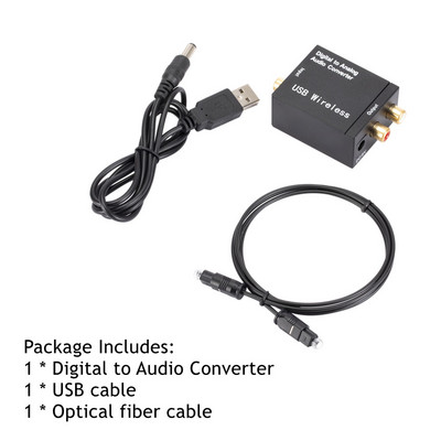 Grwibeou Bluetooth digitālā uz analogo audio pārveidotāja adaptera pastiprinātāja dekodētāja optiskās šķiedras koaksiālais signāls uz analogo DAC Spdif
