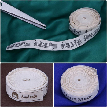 5 ярда зашиване на тъкани етикети Ръчно изработени етикети за дрехи Направи си сам етикети за шиене на плат Stampato Етикети за дрехи Инструменти за занаяти
