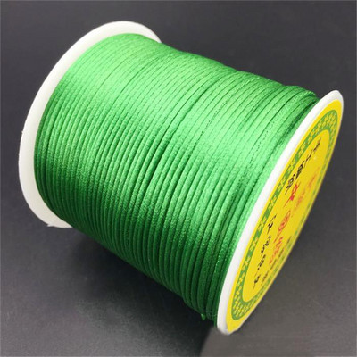 Livrare gratuită 55 m/rolă 1,5 mm culoare solidă nailon satinat chinezesc snur de înnodare mărgele șir frânghie pentru snururi de artizanat